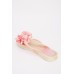 3D Flower Thong Strap Slide Sandals