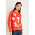 3D Heart Applique Sweater