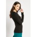 Ribbed Knitted Black Top