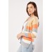 Colour Block Striped Open Cardigan