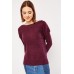 Dropped Shoulder Dip Hem Jumper