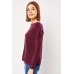 Dropped Shoulder Dip Hem Jumper