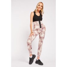 Hook And Eye Panel Tie Dye Leggings