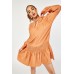 Shirred Panel Smock Dress