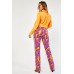 Abstract Print Wide Leg Trousers