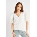 Anglaise Broderie Sleeve Knit Top