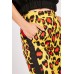 Animal Print Side Striped Trousers