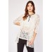 Attached Lace Overlay Top