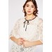 Attached Lace Overlay Top