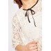 Attached Lace Overlay Top