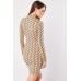 Basket Weave Pattern Mini Dress