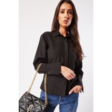 Belted Back Cotton Shirt