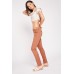 Belted Mid Waist Skinny Trousers