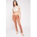 Belted Mid Waist Skinny Trousers