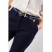 Belted Straight Fit Trousers