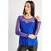 Bobble Textured Lace Insert Top