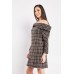 Chain Strap Tweed Dress