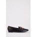 Chain Trim Slip On Loafers