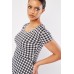 Checked Mini Swing Dress