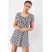 Checked Mini Swing Dress