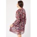 Chiffon Floral Pleated Dress