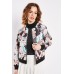 Comic Book Print Bomber Jacket