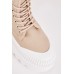 Contrasted Platform Canvas Trainers