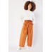 Cord High Waist Balloon Trousers