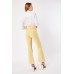 Cross Waist Flared Trousers