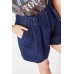 Culotte Denim Shorts