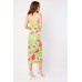 Cut Out Floral Bodycon Dress