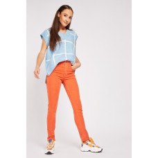 Dark Orange Shaping Jeans