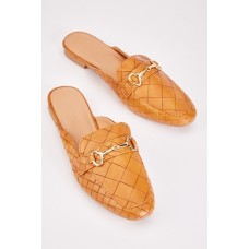 Diamond Quilted Flat Mules