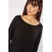 Dip Hem Fine Knit Casual Top