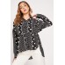 Dip Hem Polka Dot Blouse