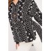 Dip Hem Polka Dot Blouse