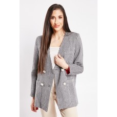 Double Breasted Weaved Blazer