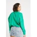 Dropped Shoulder Cropped Shirt