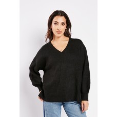 Dropped Shoulder Knit Jumper