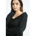 Dropped Shoulder V-Neck Oversized Jumper