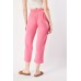 Elasticated Waist Crop Trousers