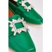 Embellished Front Detailed Loafers