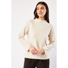 Encrusted Shoulder Knit Jumper