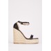 Espadrille Platformed Wedges