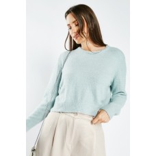 Eyelash Textured Crop Jumper