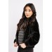 Faux Fur Hooded Jacket