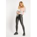 Faux Leather Stirrups Leggings