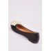 Faux Pearl Applique Ballet Pumps