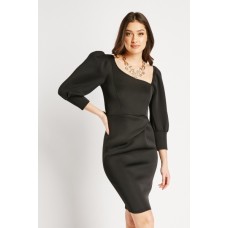 Fitted Short Sleeve Bodycon Dress