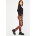 Floral Print Skinny Trousers